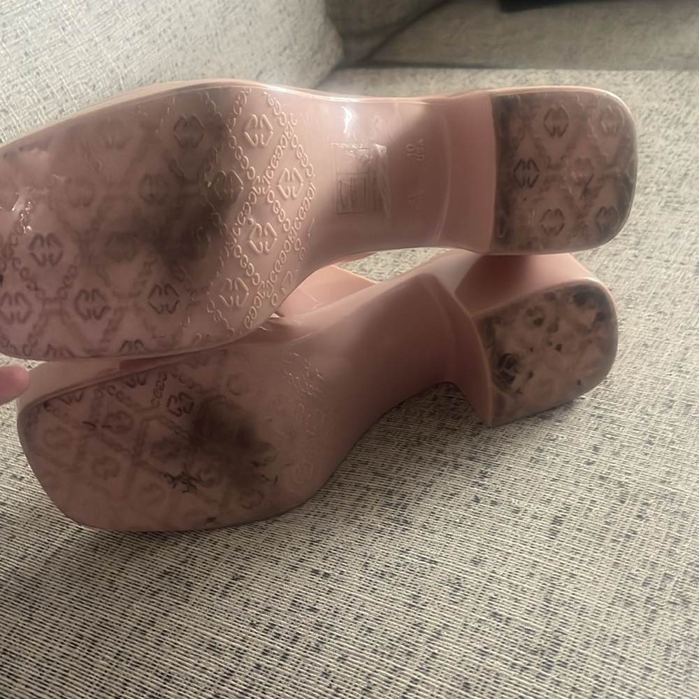 Jeffrey Campbell Nude Slides Size 10 - Picture 7 of 11
